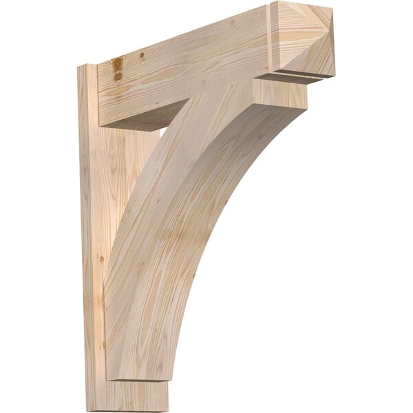 Ekena Millwork Thorton Smooth Arts and Crafts Outlooker, Douglas Fir, 7 1/2"W x 30"D x 30"H OUT08X30X30THR03SDF - main